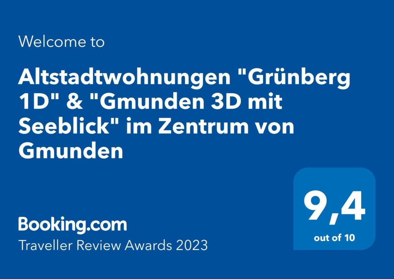 Altstadtwohnungen "Grunberg 1D" & "Gmunden 3D Mit Seeblick" Im Zentrum Von Gmunden Dış mekan fotoğraf